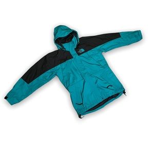 Vintage 90’s The North Face Hydrenaline Parka womens Jacket Teal *RARE*